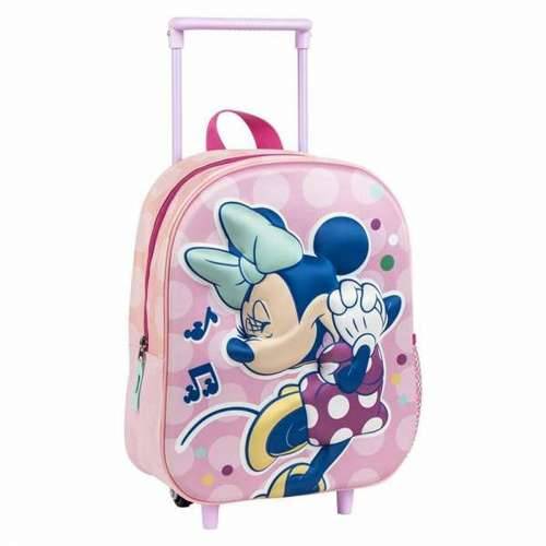 Školski 3D Ruksak s Kotačima Minnie Mouse Roza 25,0 x 31,0 x 10,0 cm Cijena