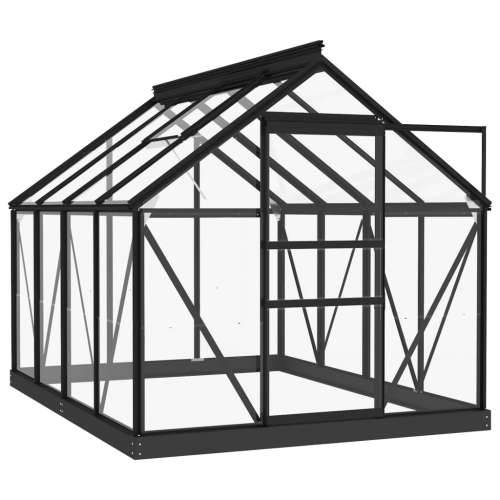 Zamjenski okvir staklenika antracit 155x103x191 cm aluminij Cijena