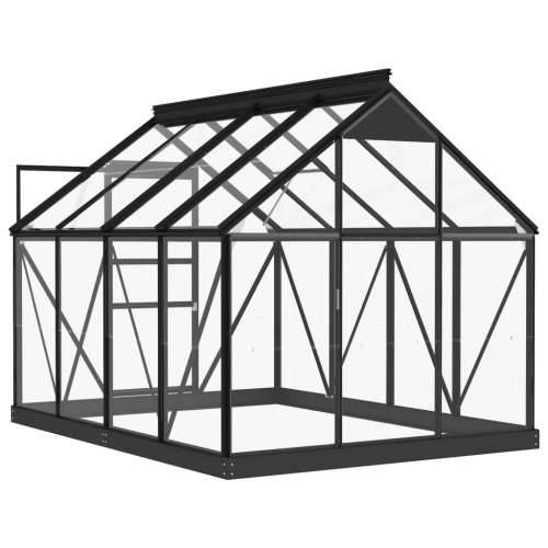 Zamjenski okvir staklenika antracit 155x103x191 cm aluminij Cijena