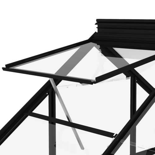 Zamjenski okvir staklenika antracit 155x103x191 cm aluminij Cijena