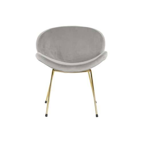 Naslonjač DKD Home Decor zlatan Svjetlo siva 62 x 58 x 73 cm Cijena