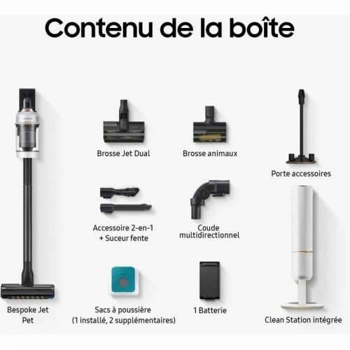 Usisavač Metla Samsung VS20B95823W/WA 210 W 580 W Cijena