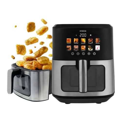 Friteza na Zrak N’oveen AF770 Crna Srebrna 1700 W 6,5 L Cijena
