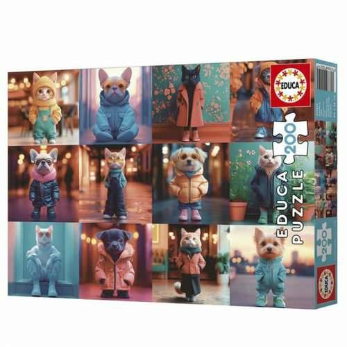 Puzzle Educa 20219 Fashion Animals 200 Dijelovi Cijena