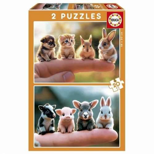 Puzzle Educa Baby Animals (2 kom.) Cijena