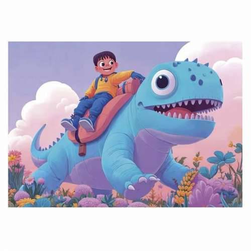 Set 4 Puzzle Educa Friendly Dinosaurs Cijena