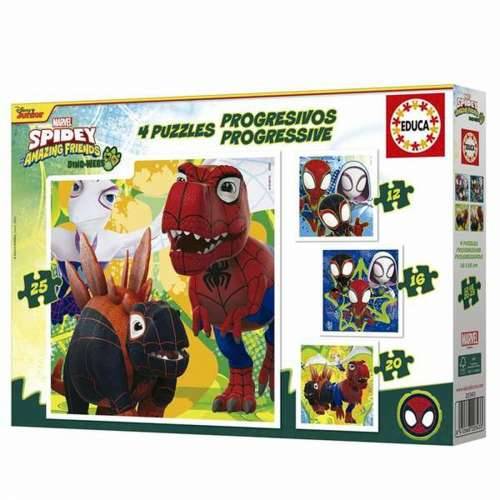 Set 4 Puzzle Educa Dino Spidey (4 kom.) Cijena