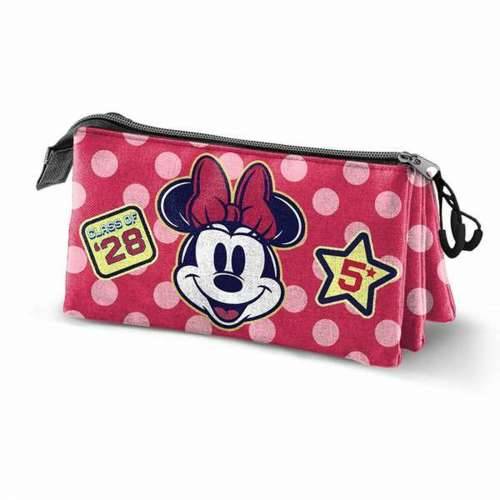 Trostruka pernica Minnie Mouse Roza 23 x 8 x 11 cm Cijena