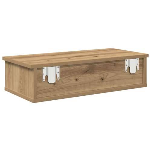 Zidna polica s ladicama umjetnički hrast izrađeno drvo - hrast artisan 60 x 28 x 15 cm 1 Cijena