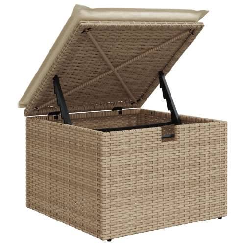 set od 8 komada vrtnih sofa s jastučićima bež poli ratan Cijena