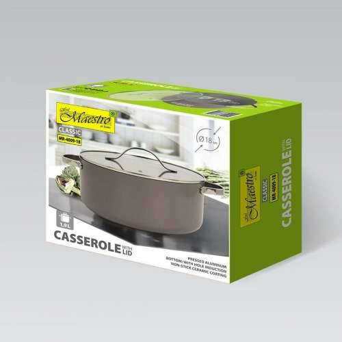 Lonac s Poklopcem Feel Maestro MR-4009-18 Siva Metal Aluminij 18 cm 1,9 L Cijena