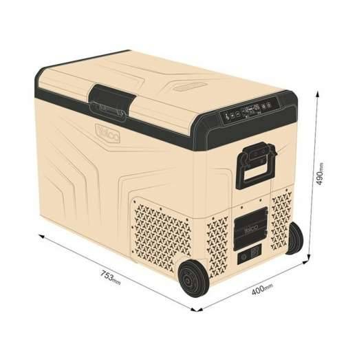 Mini zamrzivač Yolco TCX50 Crna pješčani 60 W 10 L 40 L 52 L Cijena