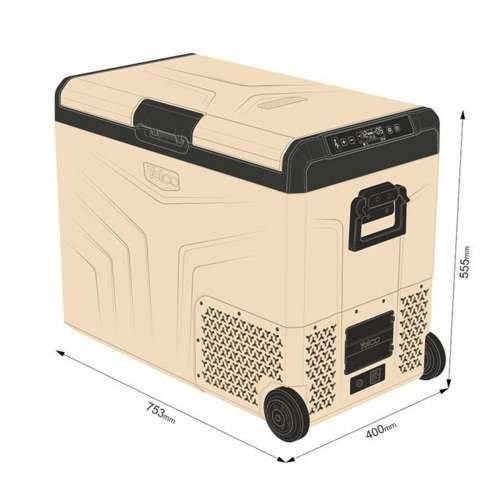 Mini zamrzivač Yolco TCX60 Crna pješčani 60 W 14 L 60 L 46 L Cijena