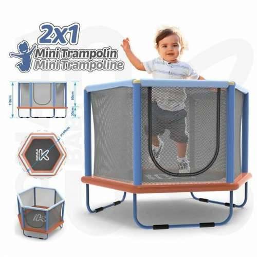 Dječji Trampolin sa Sigurnosnom Mrežom Ociotrends 140 X 110 CM Cijena