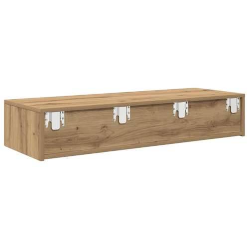 Zidna polica s ladicama umjetnički hrast 100x36x19 cm Cijena