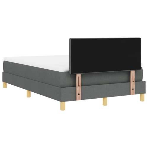 Tamno sivi sanduk za madrac s madracem 120x190 cm Cijena