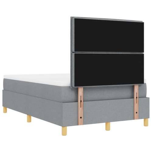 Krevet s foteljom s madracem svjetlosivi 120x190 cm tkanina Cijena