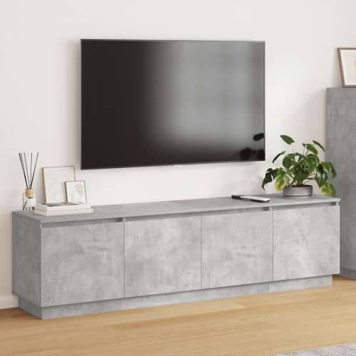 TV Ormar s LED Siva 180x38x49 cm Inženjersko Drvo Cijena