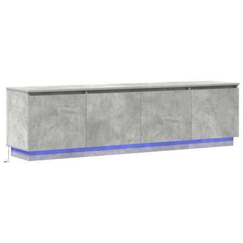 TV Ormar s LED Siva 180x38x49 cm Inženjersko Drvo Cijena