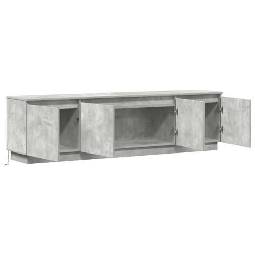 TV Ormar s LED Siva 180x38x49 cm Inženjersko Drvo Cijena