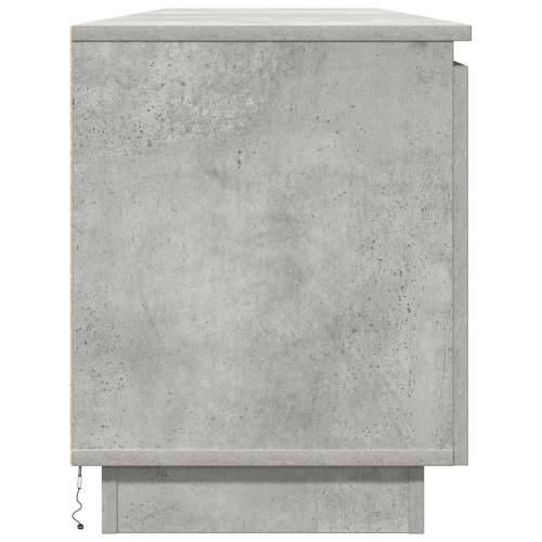 TV Ormar s LED Siva 180x38x49 cm Inženjersko Drvo Cijena