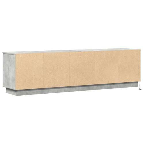 TV Ormar s LED Siva 180x38x49 cm Inženjersko Drvo Cijena