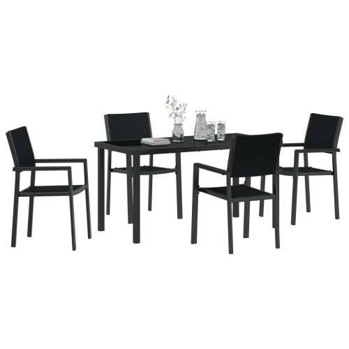 set od 5 vrtnih stolica crni poli ratan Cijena