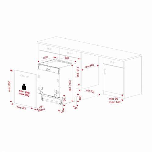 Perilica posuđa Teka DFI 46950 XL Crna 60 cm Cijena