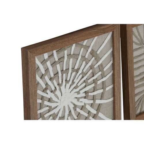 Slika Home ESPRIT Bijela Prirodno moderan 22 x 2 x 22 cm Cijena