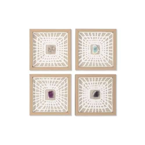 Slika Home ESPRIT Bijela Prirodno moderan 22 x 2 x 22 cm Cijena