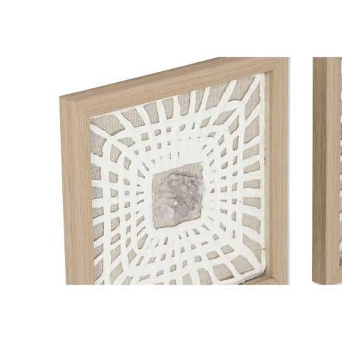 Slika Home ESPRIT Bijela Prirodno moderan 22 x 2 x 22 cm Cijena