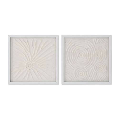 Slika Home ESPRIT Bijela Prirodno Skandinavski 35 x 2 x 35 cm Cijena