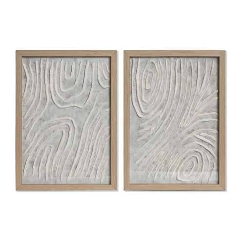 Slika Home ESPRIT Bijela Prirodno Skandinavski 25 x 2 x 35 cm Cijena