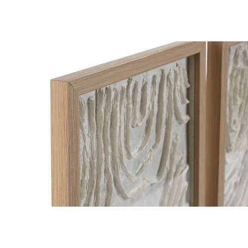 Slika Home ESPRIT Bijela Prirodno Skandinavski 25 x 2 x 35 cm Cijena