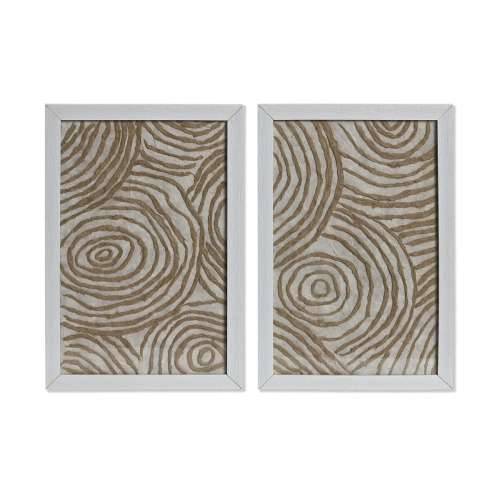 Slika Home ESPRIT Bijela Prirodno moderan 20 x 2 x 30 cm Cijena