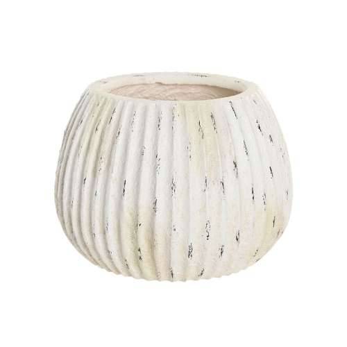 Vrč Home ESPRIT Bijela magnezij 36 x 36 x 26 cm Cijena