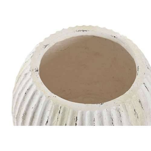 Vrč Home ESPRIT Bijela magnezij 36 x 36 x 26 cm Cijena
