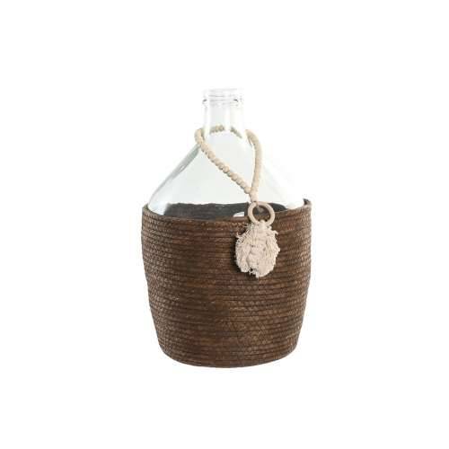 Vrč Home ESPRIT Providan Tamno smeđi Kristal Prirodno Kolonijalni 26 x 26 x 39 cm Cijena