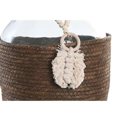 Vrč Home ESPRIT Providan Tamno smeđi Kristal Prirodno Kolonijalni 26 x 26 x 39 cm Cijena