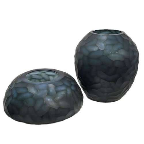 Vrč Home ESPRIT Plava Kristal moderan 33 x 33 x 14 cm Cijena