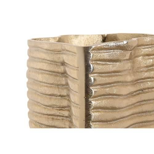 Vrč Home ESPRIT zlatan Aluminij Apstraktno moderan 17 x 15 x 33 cm Cijena
