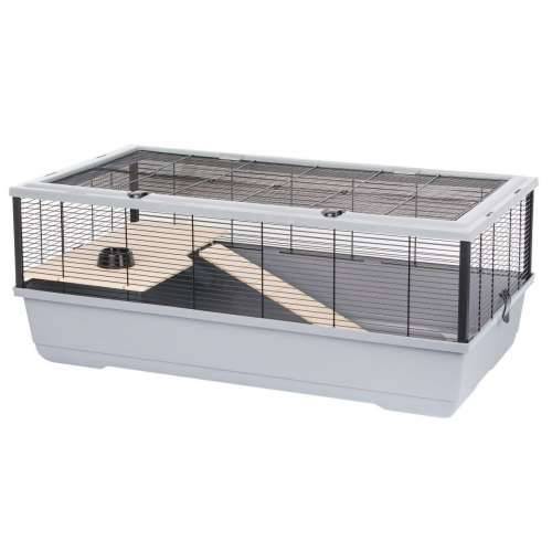 kavez INTER-ZOO Bernie Wood grey Drvo Metal Plastika 100 x 39 x 54 cm Cijena