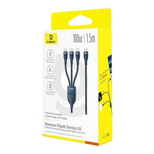 Kabel USB-C u USB-C Baseus P10377503321-00 Plava 1,5 m Cijena