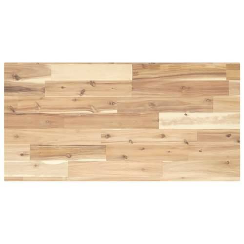 Zidna polica za Lavabo - Umivaonik od čelika i masivnog bagremovog drva - Smeđa i bijela 80 x 40 x 2 cm 1 Trapez Cijena