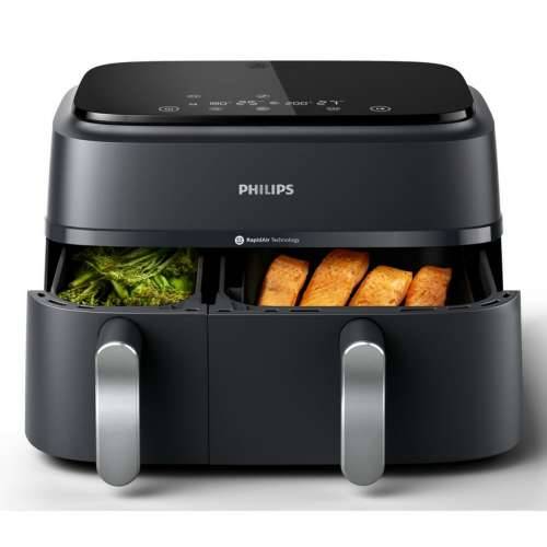 Friteza na Zrak Philips NA351/00 Crna Srebrna 2750 W 9 L Cijena