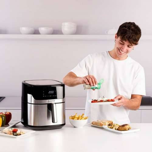 Friteza na Zrak Taurus 973993000 Crna Srebrna 1600 W 6,5 L Cijena