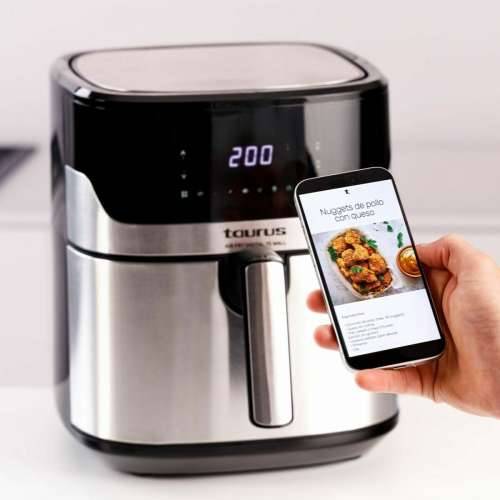 Friteza na Zrak Taurus 973993000 Crna Srebrna 1600 W 6,5 L Cijena