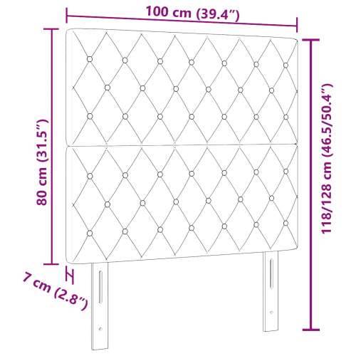 naslon za glavu s kristalnim gumbima tamno sivi 100 cm luksuzni, naslon za glavu s kristalnim gumbima tamno sivi 200 cm luksuzni Cijena