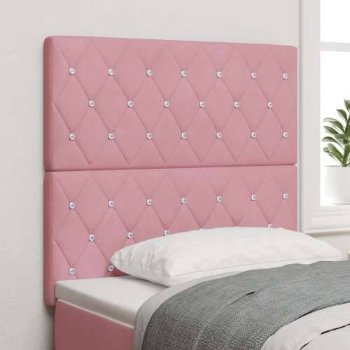 naslon za glavu s kristalnim gumbima tufted ružičasti 100 cm baršun, naslon za glavu s kristalnim gumbima tufted ružičasti 200 c Cijena