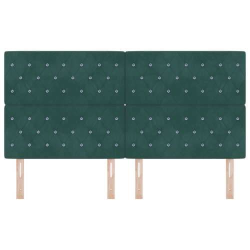 naslon za glavu s kristalnim gumbima tapecirani tamnozelena 180 cm Cijena